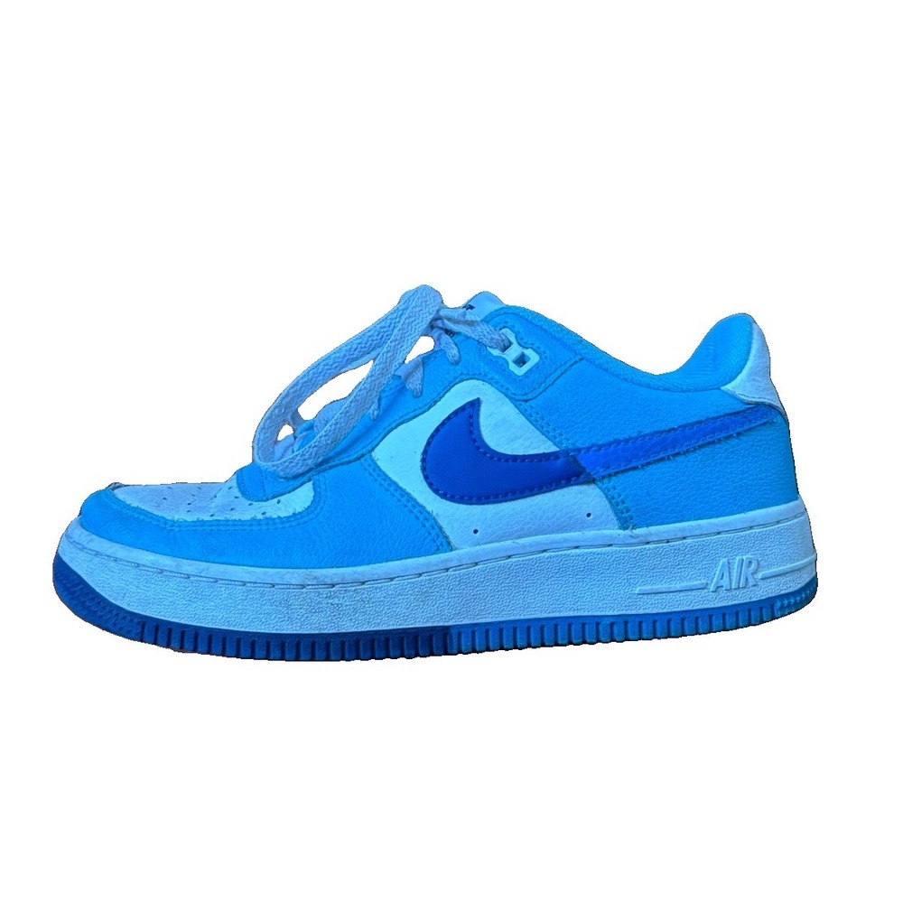 Nike Air Force 1 LV8 2 GS Split Light Photo Blue Shoes DZ2660-100 4.5Y